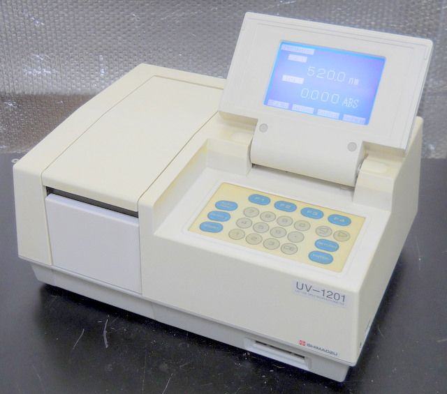 Shimadzu UV 1201 UV Vis Cuvette Spectrophotometer