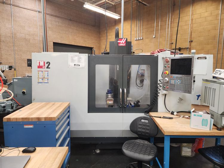 Haas TM 2 5 Axis CNC Tool Room Mill Renishaw Probing 3 Axis