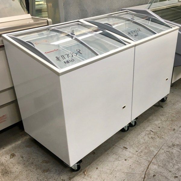 Cool Curved Glass Chest Freezer