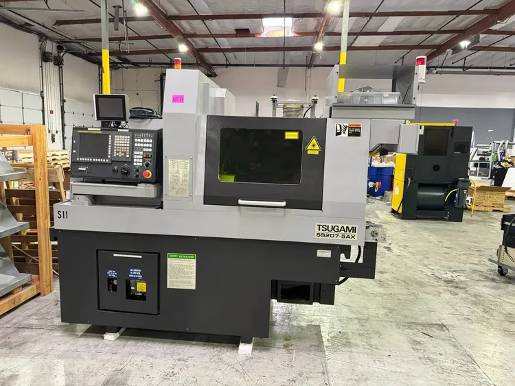 Tsugami CNC Controller 10,000 RPM (main spindle) SS207-5AX  7 Axis