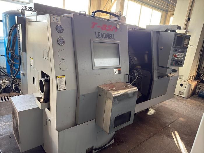 Leadwell Fanuc 18i-TB Controlled Variable T-8SM Turning Center 5  Axis