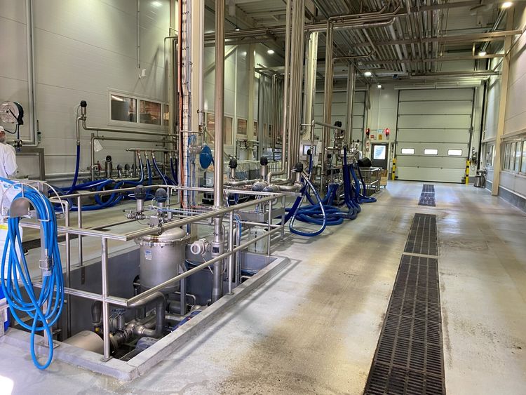 Tetra Pak LHK40 / SRU6 Complete milk reception and processing plant