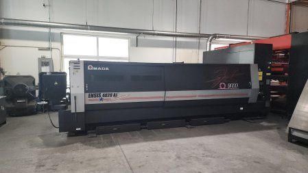 Amada 9000 WATT ENSIS4020AJ FIBER LASER 6' X 12' CNC Control  AMNC 3i control