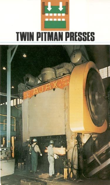 Ajax Twin Pitman Press Machine Max. 3500 ton Twin Pitman Press
