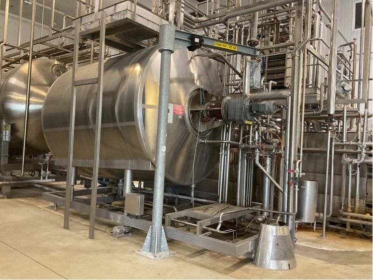 Nikopings Horizontal Aseptic Mixing Tank