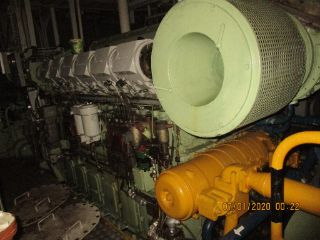 2 EMD 12-645-E7C used EMD Marine Propulsion diesel engine