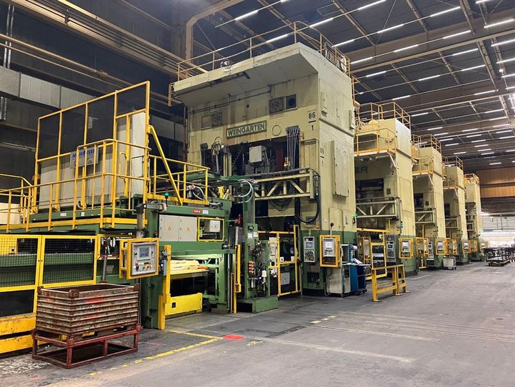 Schuler, Weingarten ZS1600.48 & P4E2 SQB 1000 & DPQV4-1000 1000 t