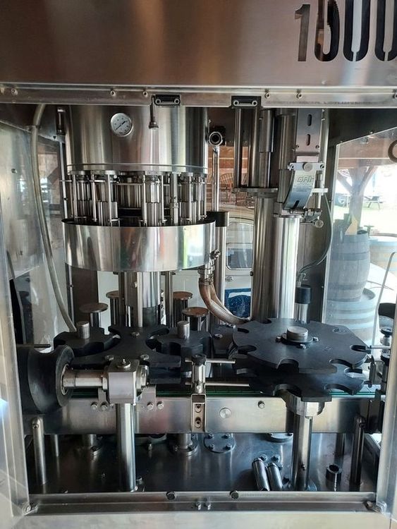 Enos Inline Labeling and Bottling Machine