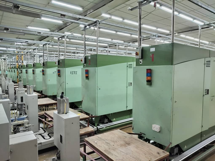 9 Rieter G33 Ring Frame with Auto doffer