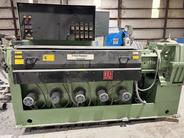 Davis Standard 3.5 Inch Single Screw Extruder:
