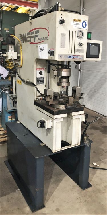 Neff C Frame Hydraulic Press 18.9 TONS AT 3000 PSI