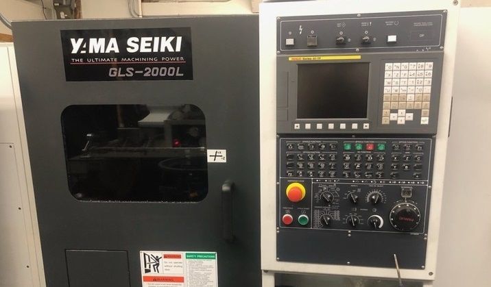 Yama Seiki Fanuc Series 0i-TF Control 4200 RPM GLS-2000L 2 Axis