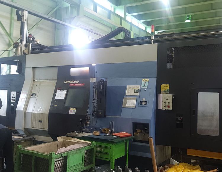 Doosan CNC Control Variable TT2000S-GL CNC Turning Center 2 Axis