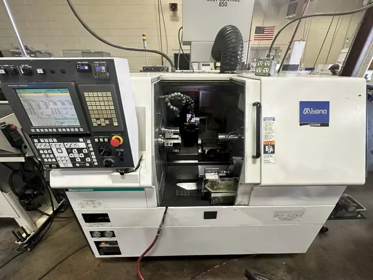 Citizen, Miyano Miyano Fanuc 0i-TD CNC Control 6,000 rpm BNA-42DHY 7 Axis