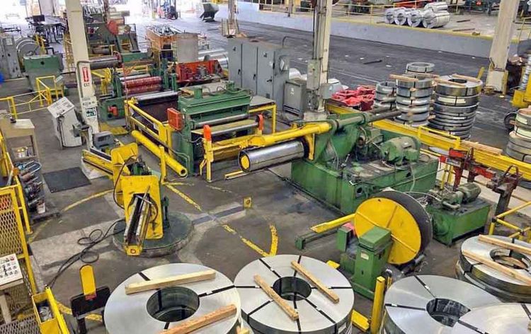 Paxson SLITTING LINE Material Width Capacity: 52 in