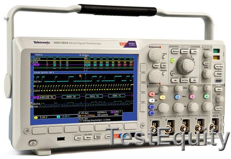 Tektronix DPO3000, MSO3000 Series Digital Phosphor/Mixed Signal Oscilloscopes