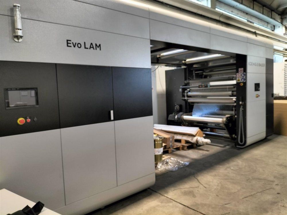 Flexotecnica, KBA Solventless Laminator / coating machine