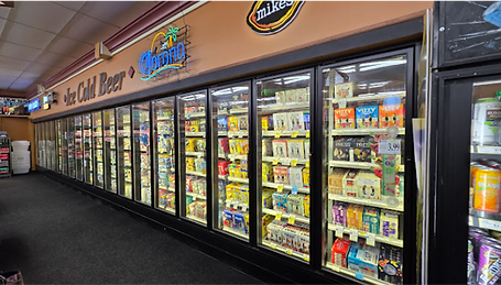 AA36-170B, 46 Foot Walk In Cooler with 19 Doors