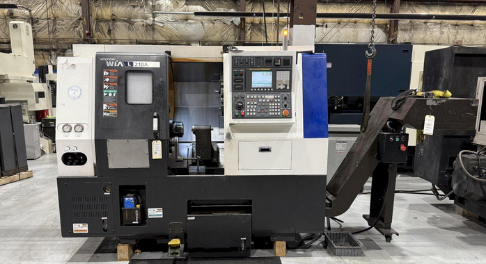 Hyundai Fanuc 0i-TD CNC Control 4,000 rpm WIA L210A 2 Axis