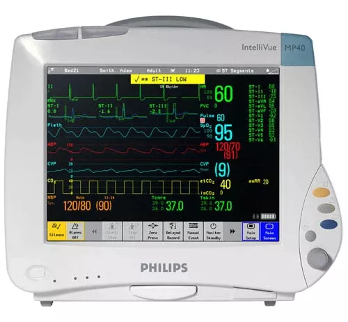 Philips IntelliVue MP40 Patient Monitor w/ ECG