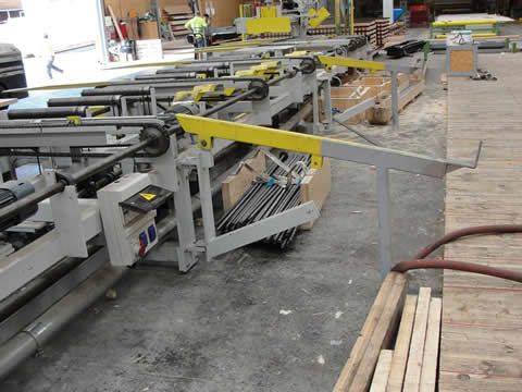 Manual glulam press