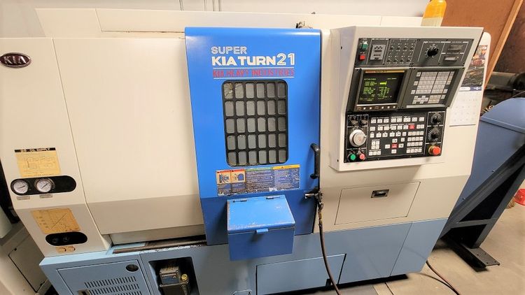 KIA FANUC 21-T CNC CONTROL 4000 RPM SKT21 2 Axis