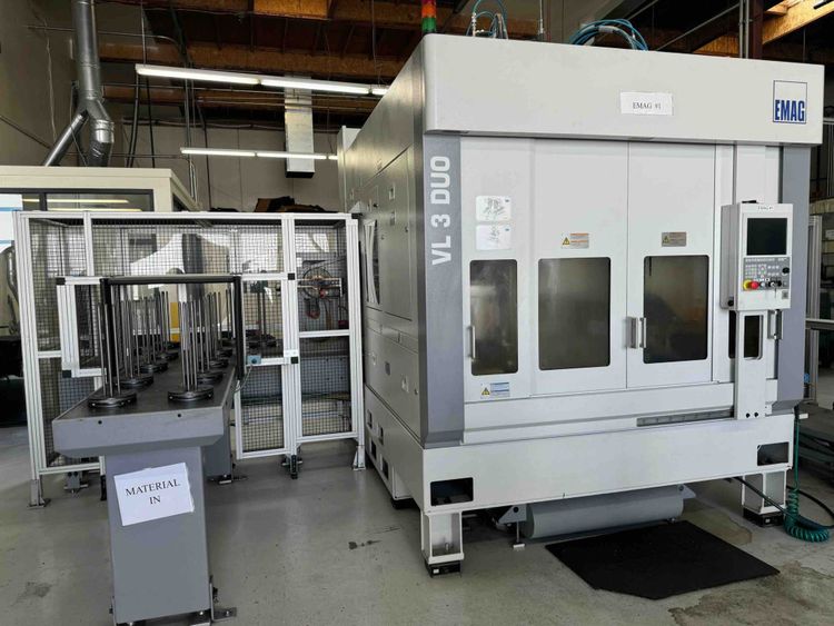 Emag VL 3 DUO 2018 CNC Twin Spindle, Vertical Turret Lathe