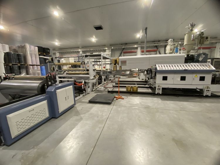 SJFM-1700D Double Main Frame Film Extrusion Laminating Machine