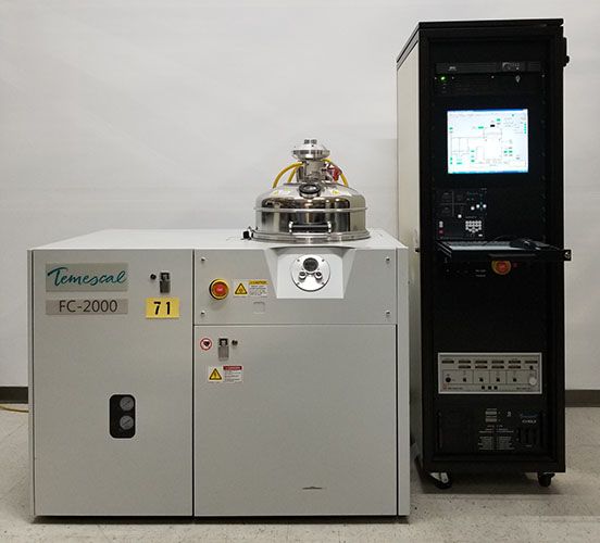 Temescal Ferrotec FC-2000 Ebeam Evaporator with Ion Gun Etch