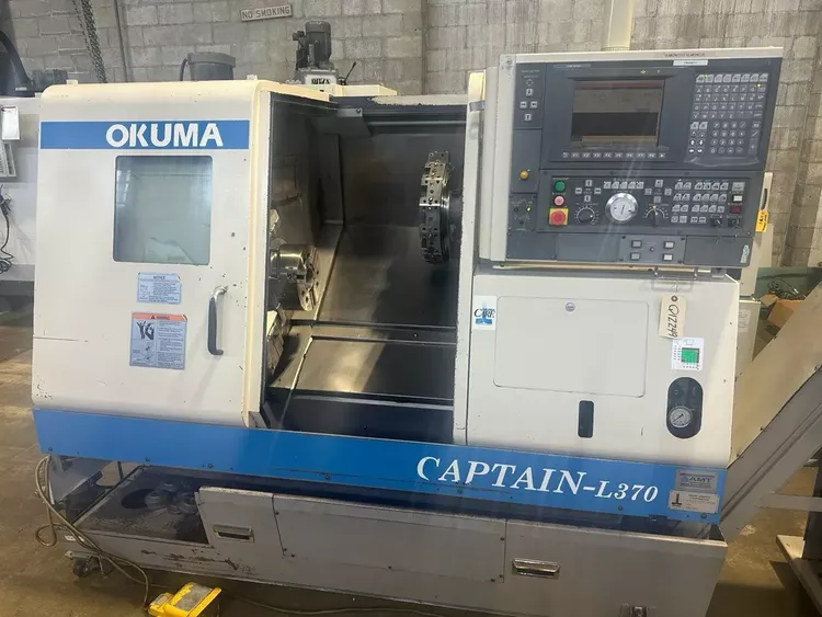 Okuma OSP-E100L CNC 4500 RPM CAPTAIN L-370 2 Axis