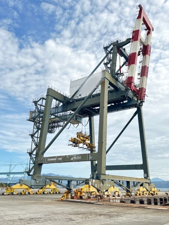  Hanjin Philippines Shipyard Equipment For Sale including Goliath-Jib (Dockyard)-, Bridge Type & Overhead Cranes, CNC Plasma-, Oxygen Cutting Machines, Hydr. Shipyard Presses, Panel- & T-Bar Fabrication Lines.