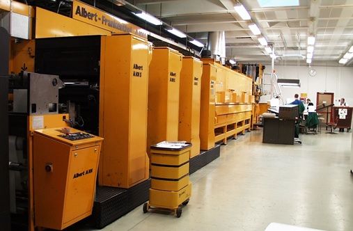 Albert Frankenthal 4 Col. heatset web offset Printing press type A101S 420-550 mm