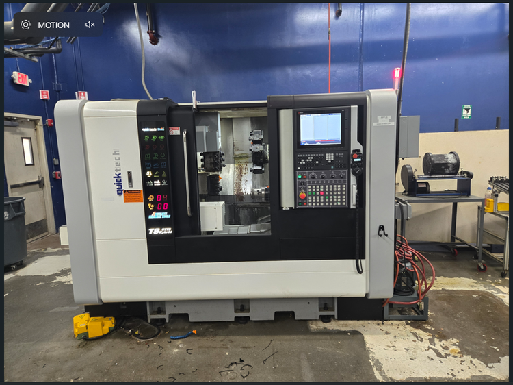 Mitsubishi M830S CNC 4000 rpm QUICKTECH T8 4 Axis