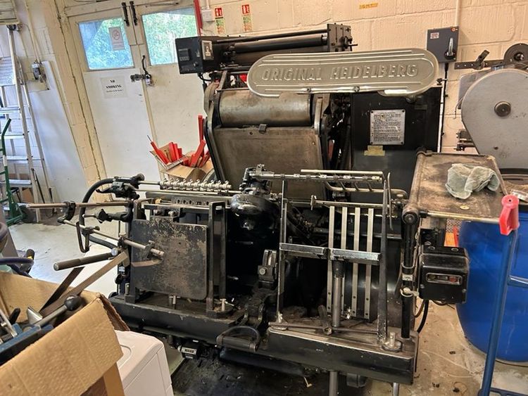 Heidelberg GTP with Hotfoil