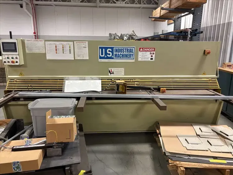 U.S. Industrial 10' x 1/4" HYDRAULIC CNC SHEAR