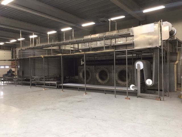 Frigoscandia, JBT Corporation Spiral Freezer GYRo COMPACT M-106-08-32-60(+20)-NS-CCR-SD-FD