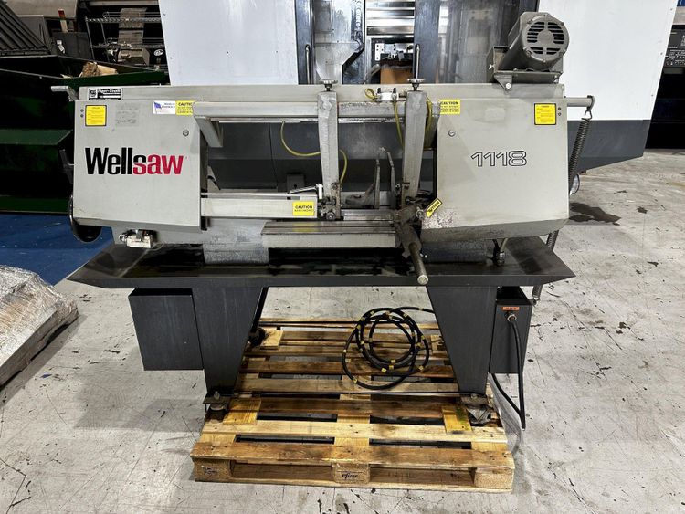 Wellsaw 1118 Band Saw Semi Automatic