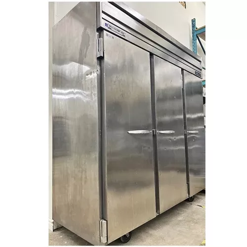 Beverage Air PF74-5AS, Stainless Steel 3 Door Reach-In Freezer