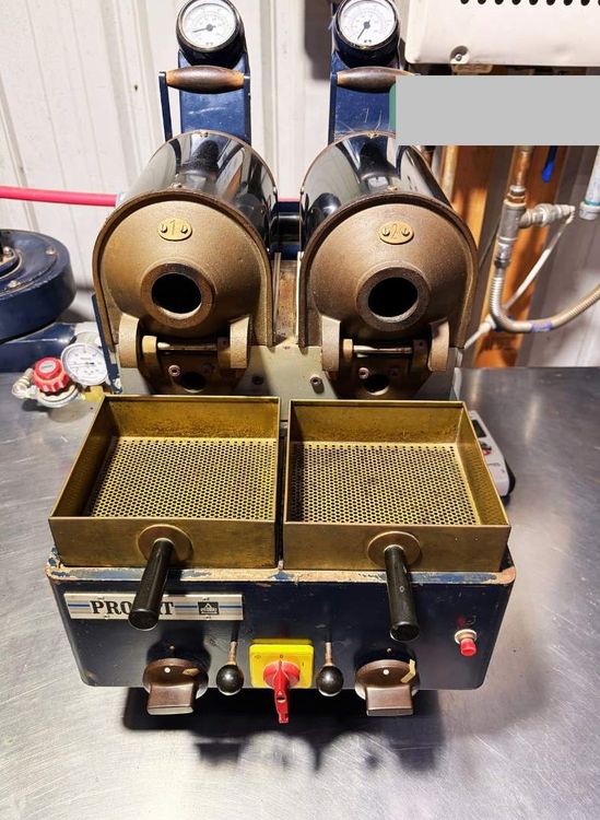 Probat BRZ2  Coffee Sample Roaster Double Barrel Gas