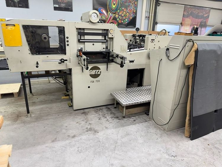 Gietz FSA 720 Hot Foil Stamping