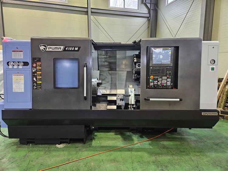 Doosan FANUC SERIES I CNC CONTROL 2,000 RPM PUMA 4100MB 3 Axis