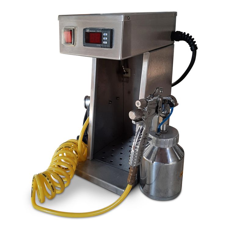 W&vE Choco Basic chocolate spraying machine