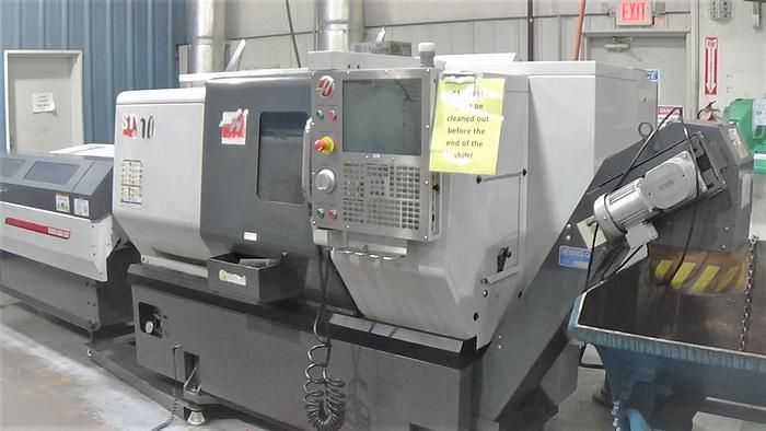 Haas Haas CNC Control 6000 rpm ST-10 with Haas Servo 300 Barfeed 2 Axis