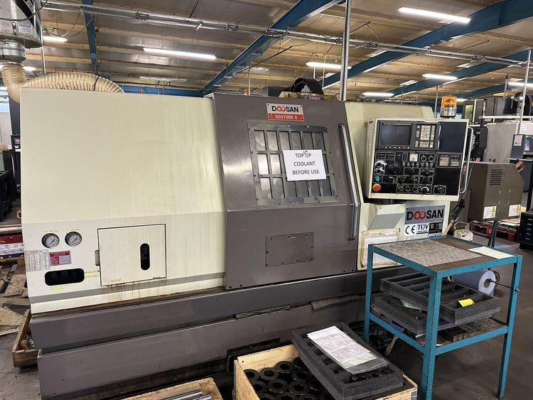 Doosan Fanuc 0T CNC Control 3500 rpm DOOTURN 4 2 Axis