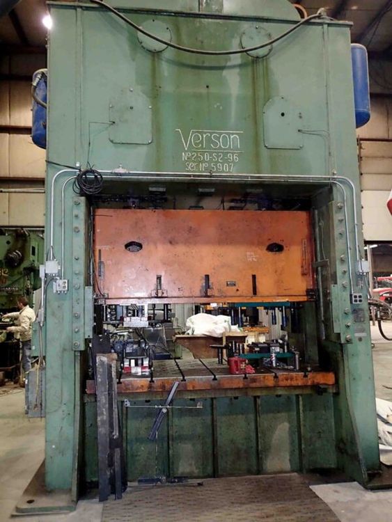 Verson 250-S2-96 250 Ton