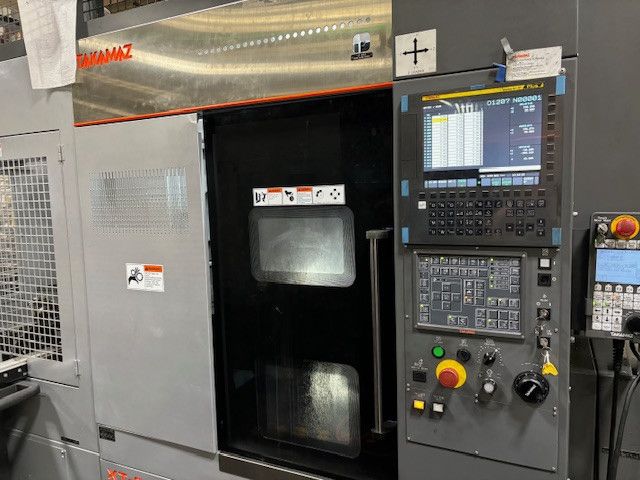 2 Takamaz FANUC Control Model Oi-TF 4500 RPM XT-6T 2 Axis