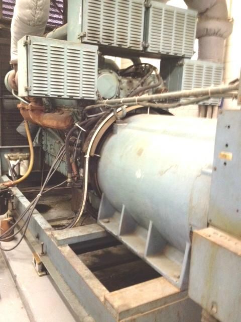 2 Detroit 12V-149T used ind generator set 750