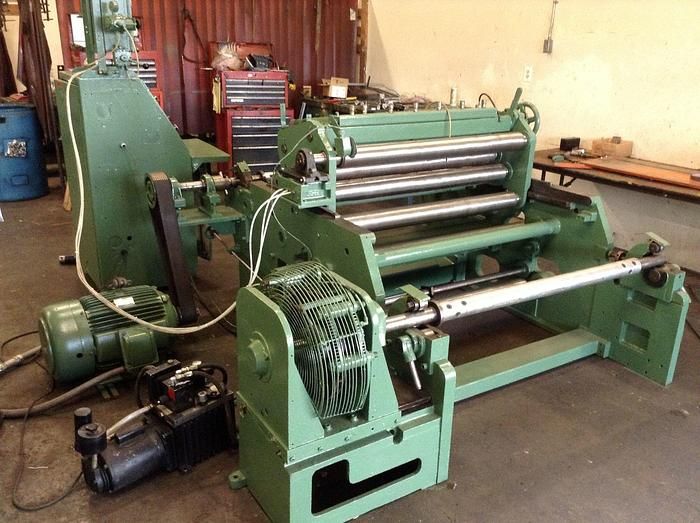 Kidder 42" CW Duplex Centerwind Slitter Rewinder Shear