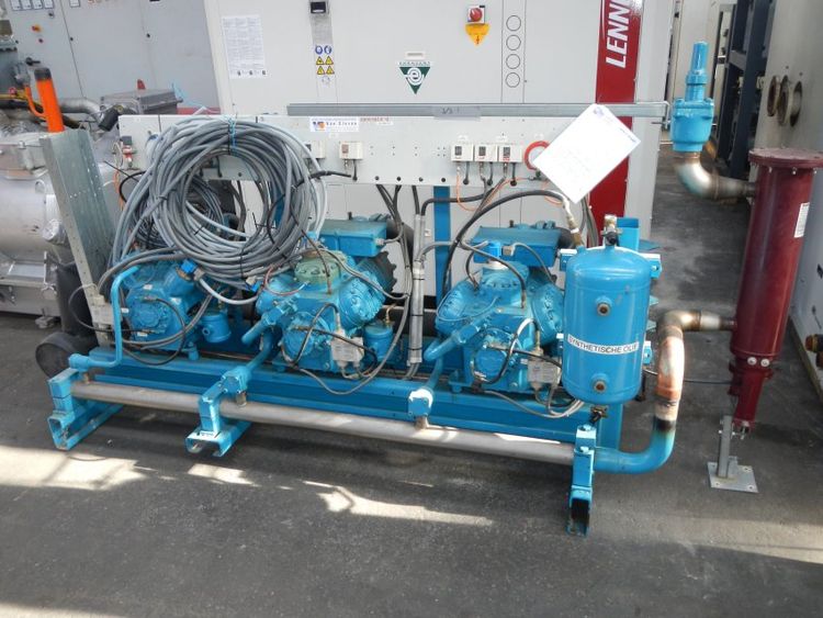 Bitzer 6H-35.2Y (2x) + 4V-10.2Y  Cooling capacity: 161 kW