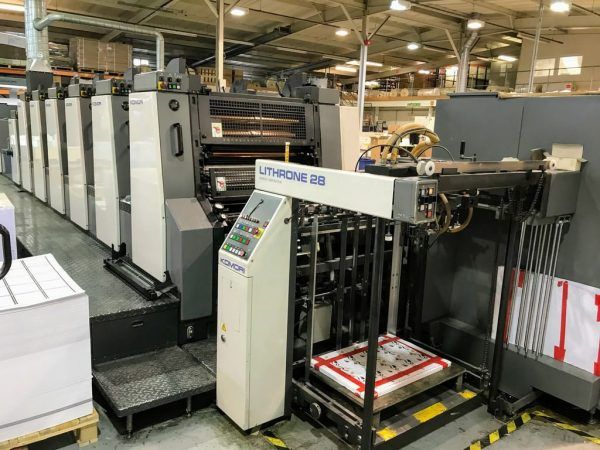 Komori LITHRONE L628+L (Six Colour + Coater) 52 X 72 CM